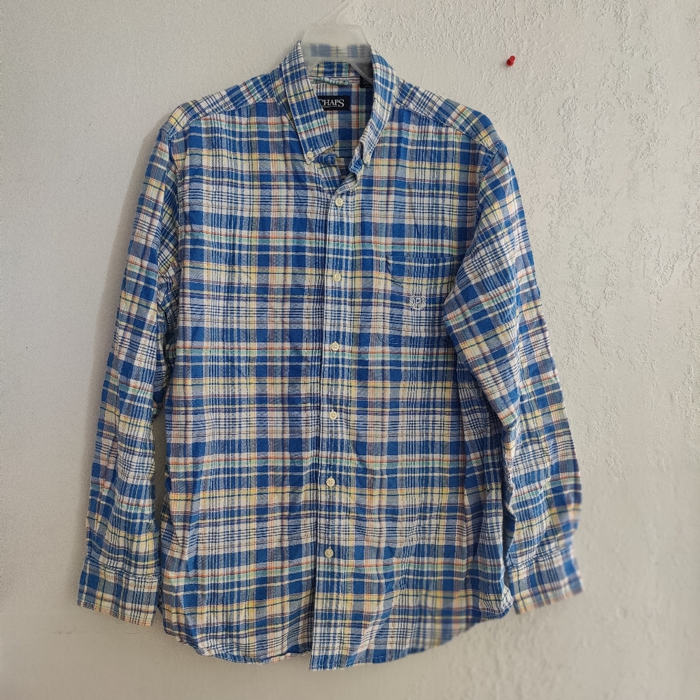 Men Longsleeve Chap Colby Blue Shirt